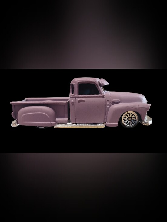 Other - Hot Wheels La Troca 2000 Matte Purple Lowrider Pickup Truck Diecast
